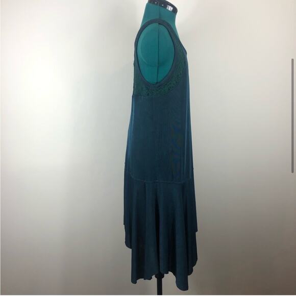 Free people make it count swing dress in jade - Picture 4 of 9